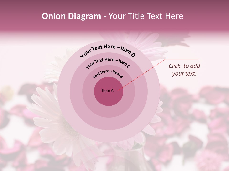 Bloom Glass Decorate PowerPoint Template