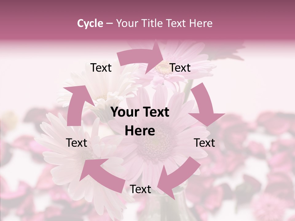 Bloom Glass Decorate PowerPoint Template