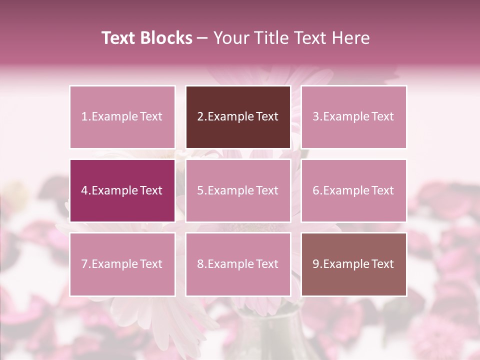 Bloom Glass Decorate PowerPoint Template