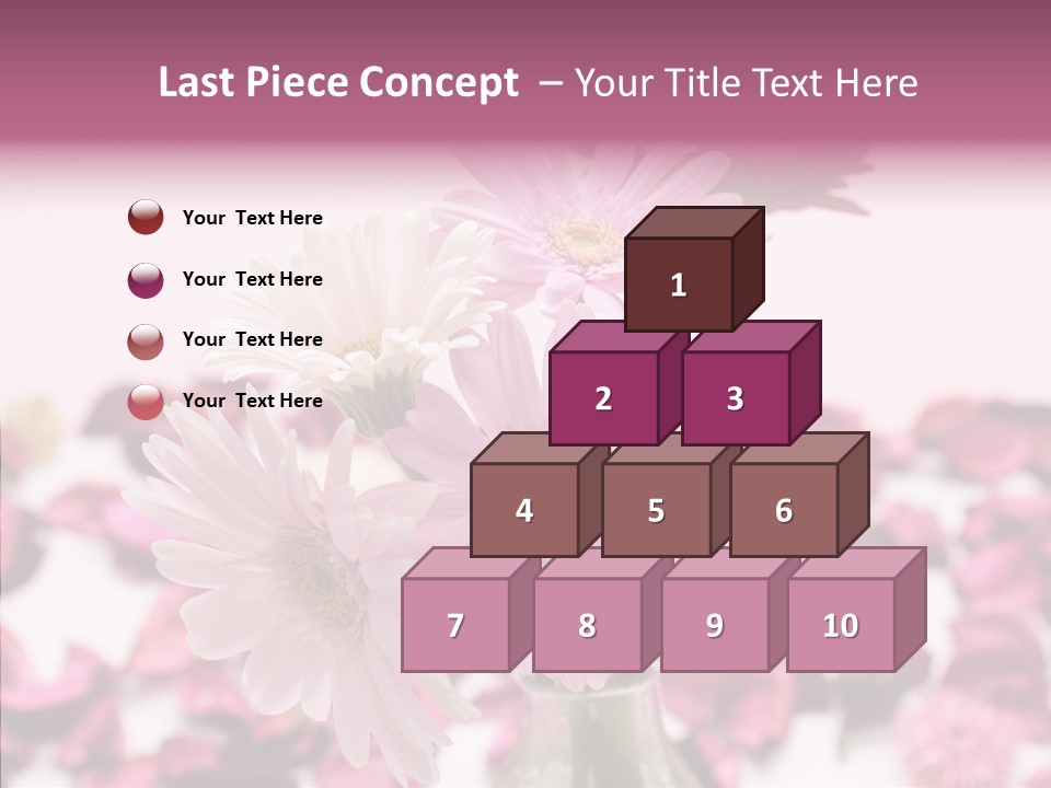 Bloom Glass Decorate PowerPoint Template