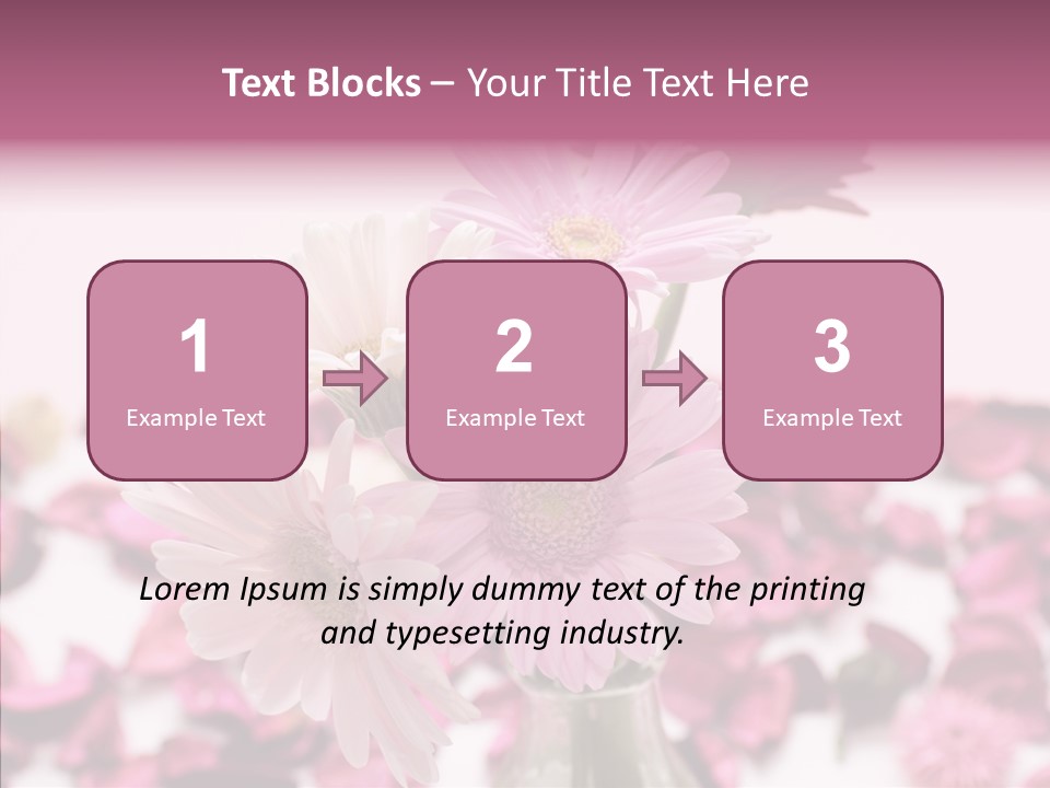 Bloom Glass Decorate PowerPoint Template