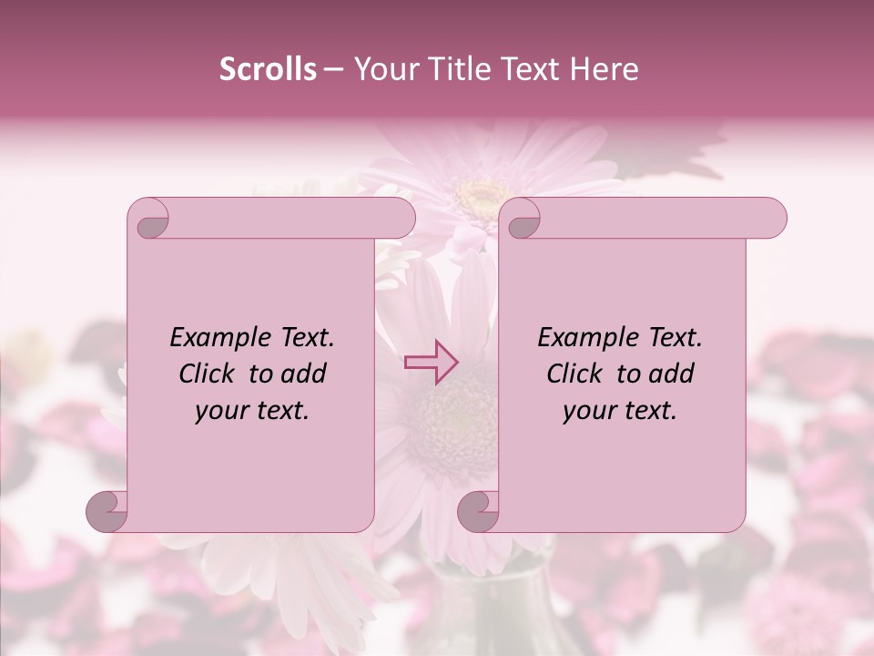 Bloom Glass Decorate PowerPoint Template