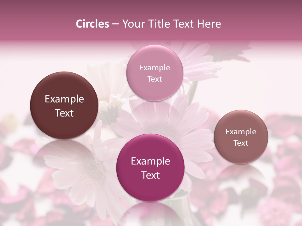 Bloom Glass Decorate PowerPoint Template
