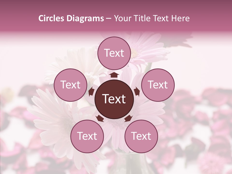 Bloom Glass Decorate PowerPoint Template