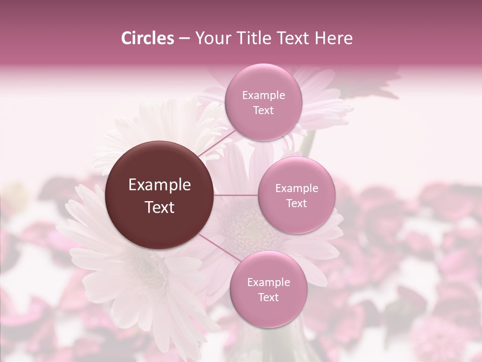Bloom Glass Decorate PowerPoint Template