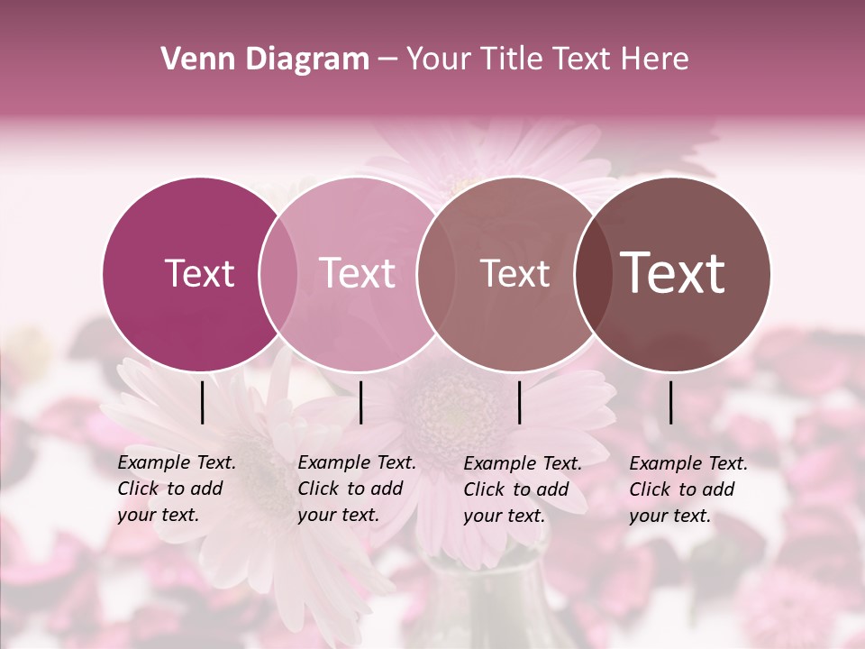 Bloom Glass Decorate PowerPoint Template