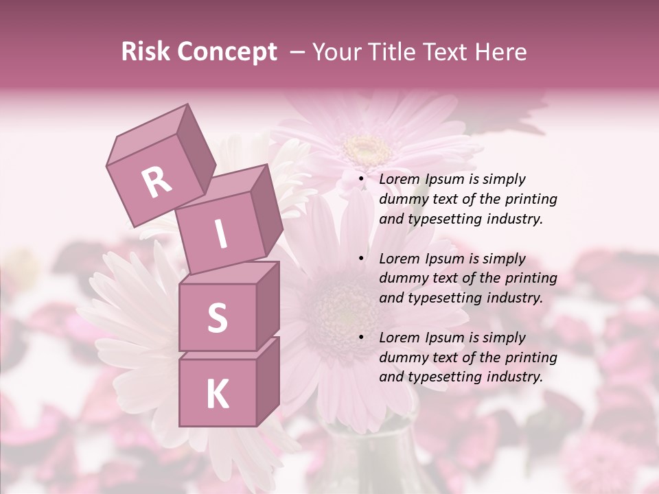 Bloom Glass Decorate PowerPoint Template