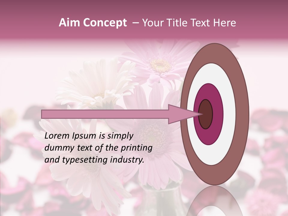 Bloom Glass Decorate PowerPoint Template