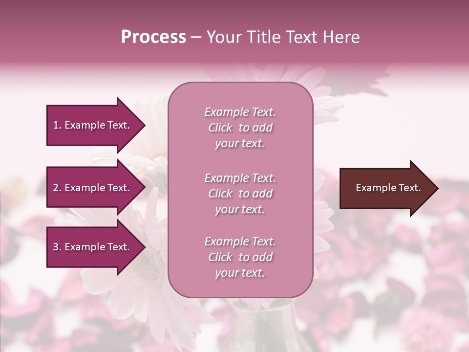 Bloom Glass Decorate PowerPoint Template