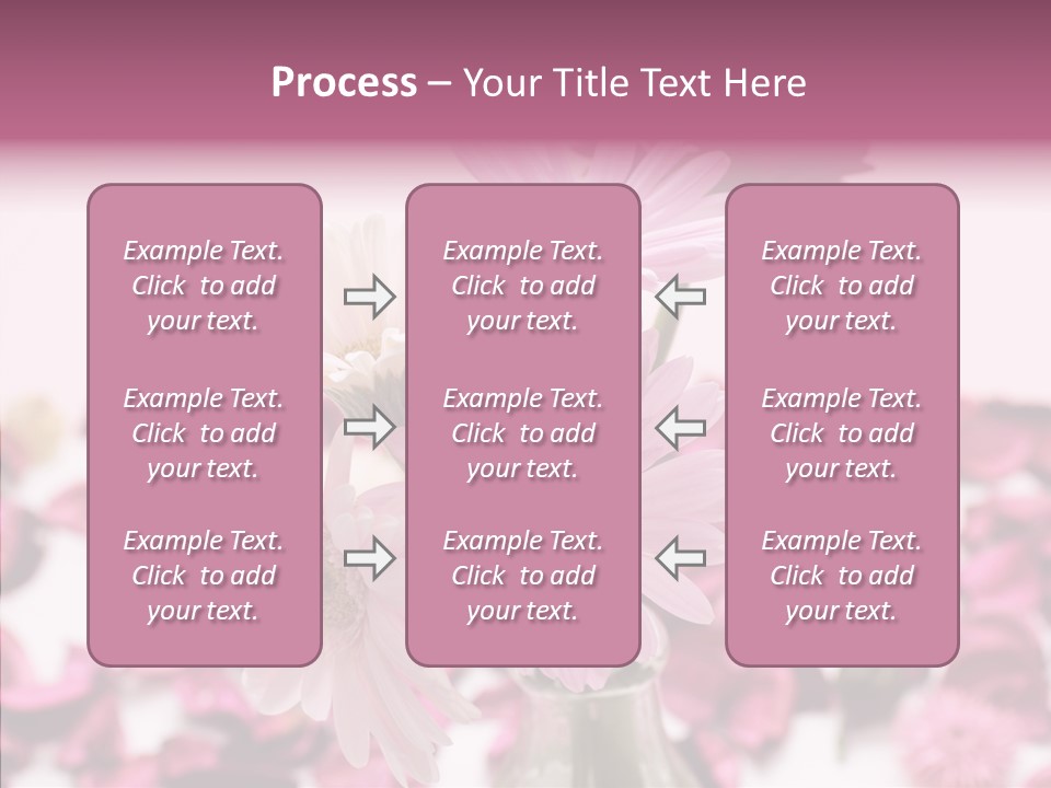 Bloom Glass Decorate PowerPoint Template