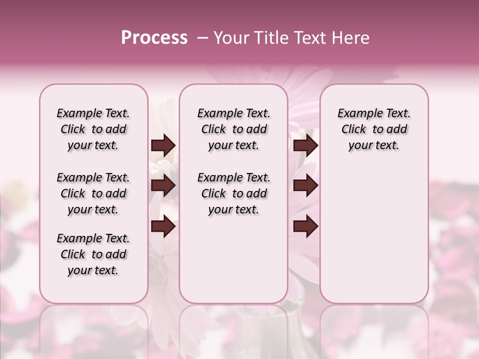 Bloom Glass Decorate PowerPoint Template