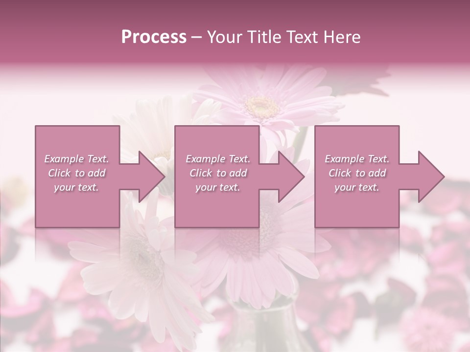 Bloom Glass Decorate PowerPoint Template
