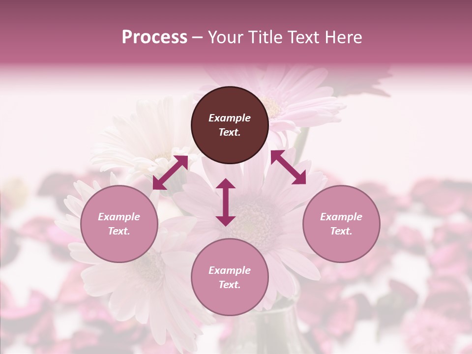 Bloom Glass Decorate PowerPoint Template