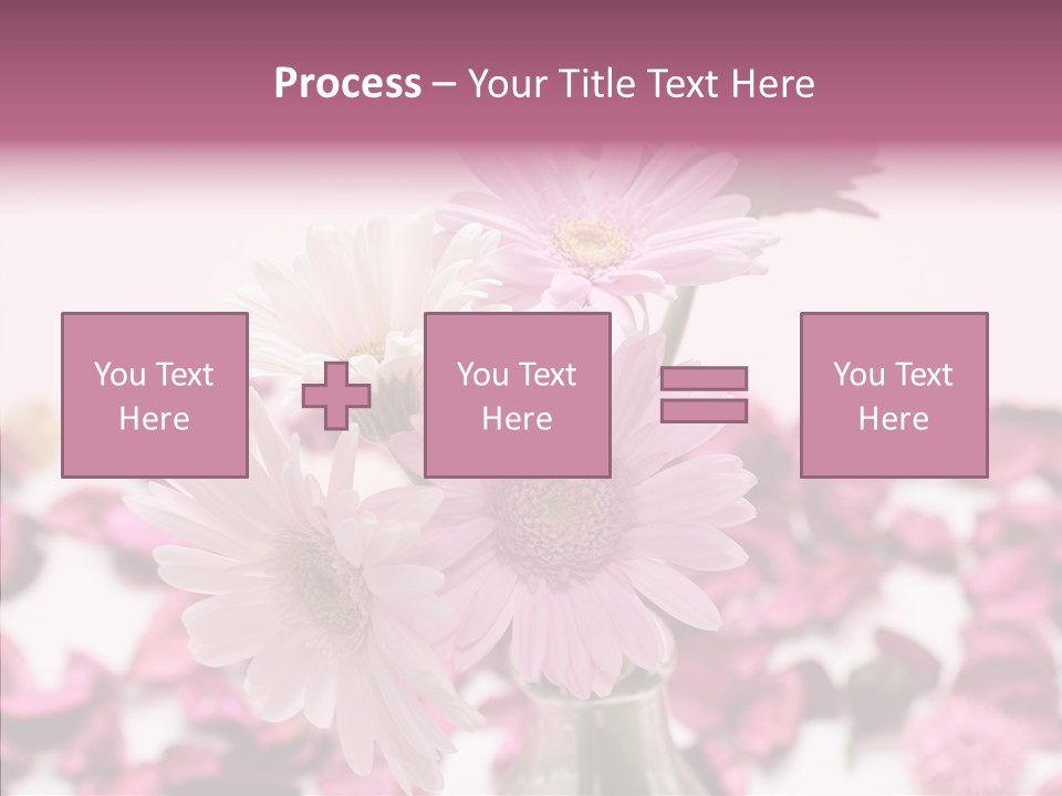 Bloom Glass Decorate PowerPoint Template
