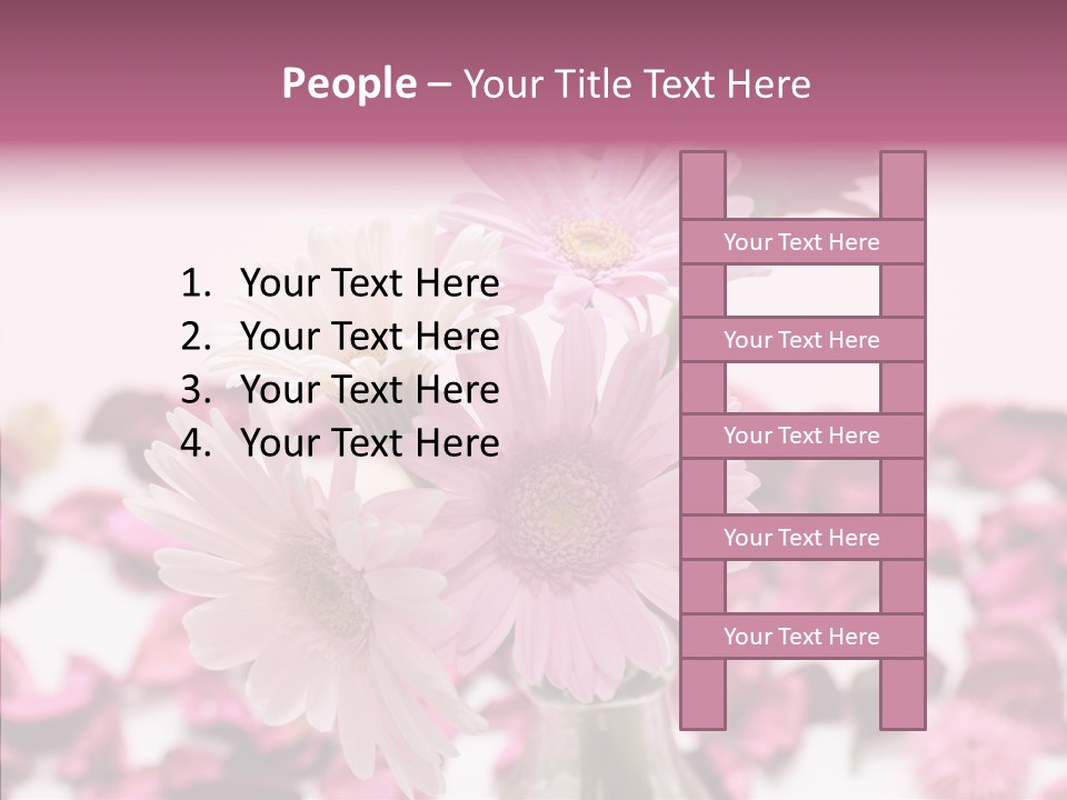 Bloom Glass Decorate PowerPoint Template