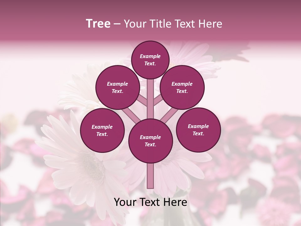 Bloom Glass Decorate PowerPoint Template