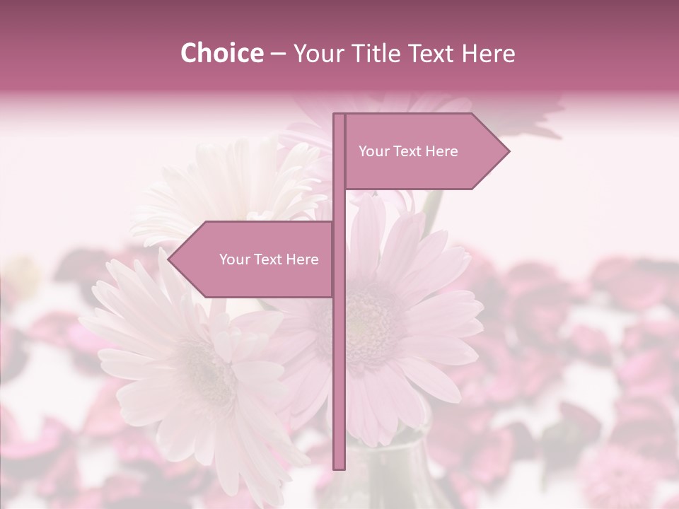 Bloom Glass Decorate PowerPoint Template