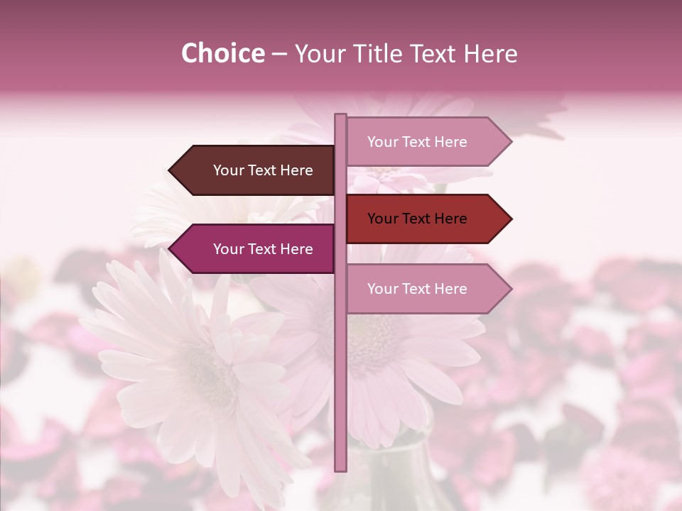 Bloom Glass Decorate PowerPoint Template