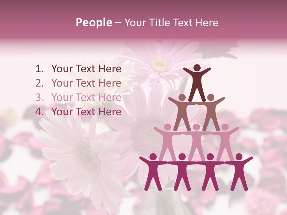 Bloom Glass Decorate PowerPoint Template