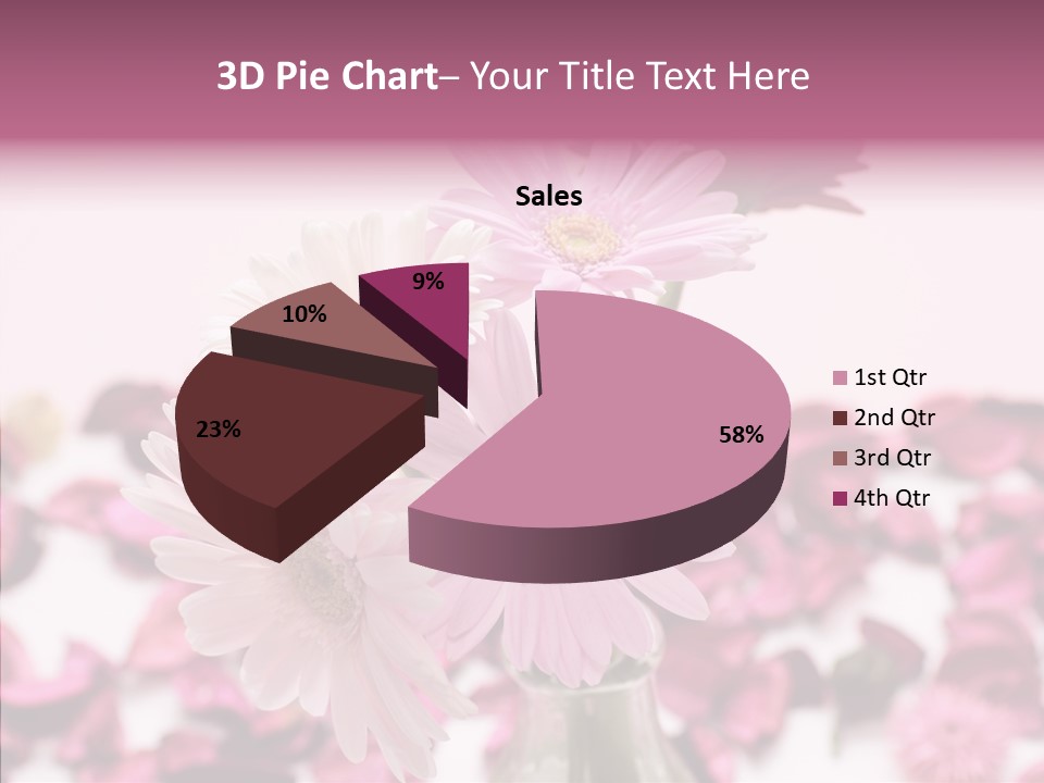 Bloom Glass Decorate PowerPoint Template