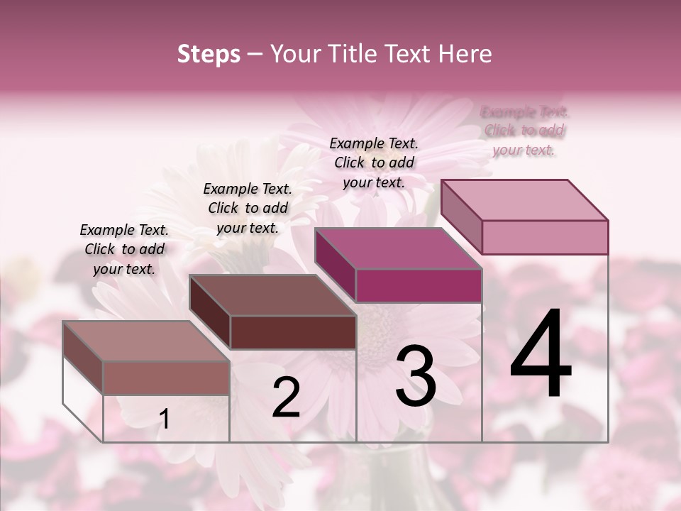 Bloom Glass Decorate PowerPoint Template