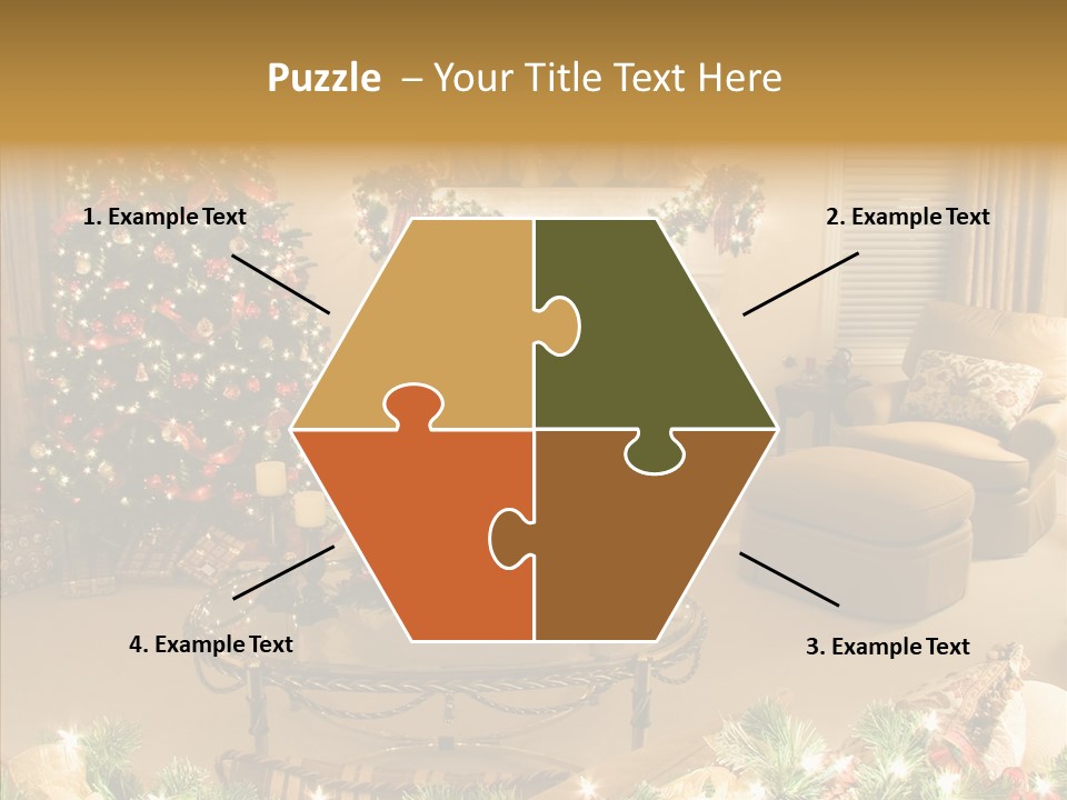 Room Holiday Christmas PowerPoint Template