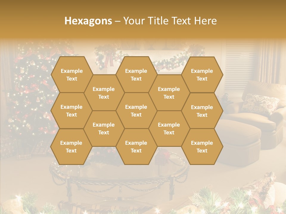 Room Holiday Christmas PowerPoint Template