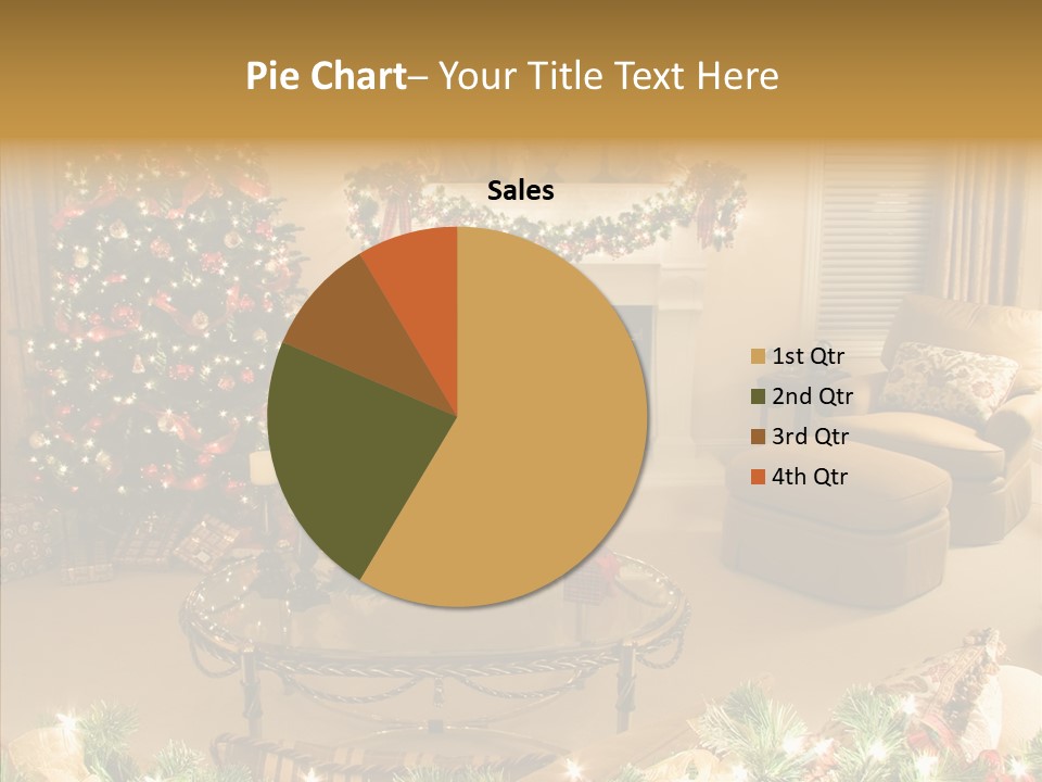 Room Holiday Christmas PowerPoint Template