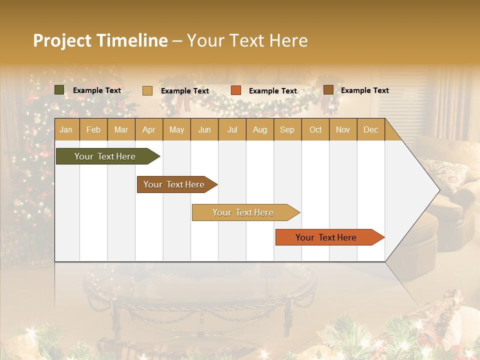 Room Holiday Christmas PowerPoint Template