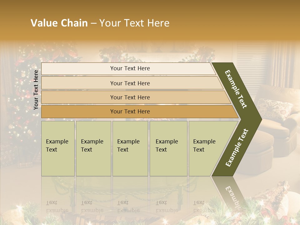 Room Holiday Christmas PowerPoint Template