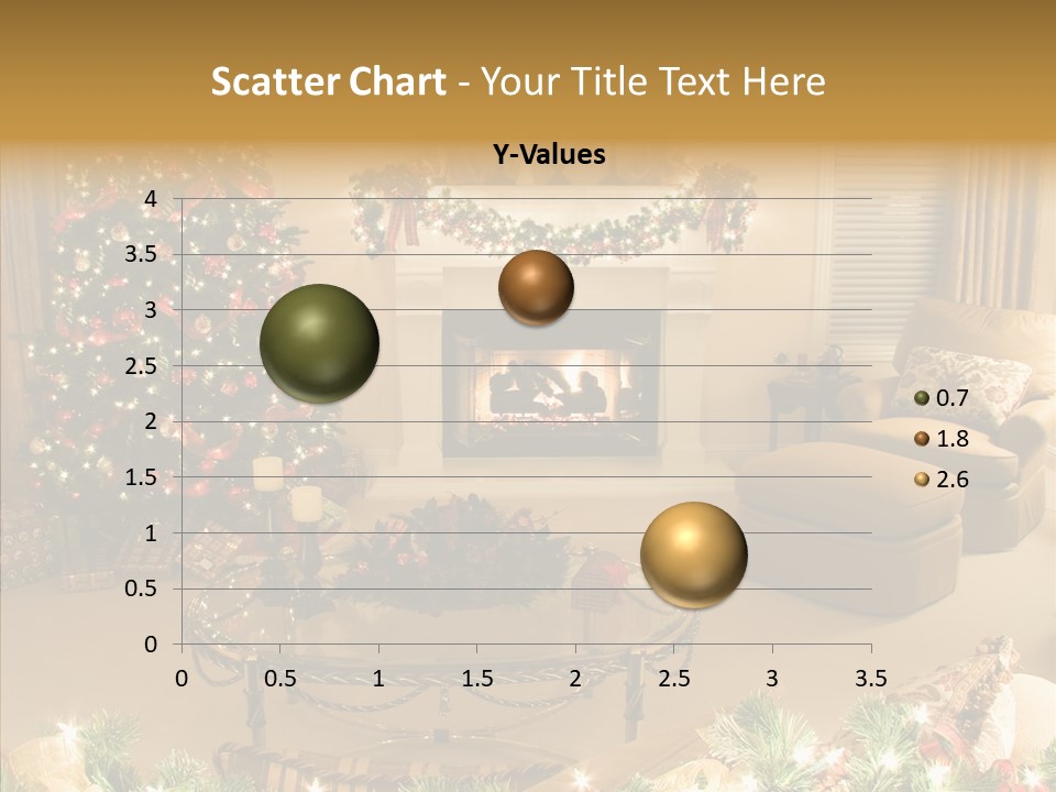 Room Holiday Christmas PowerPoint Template
