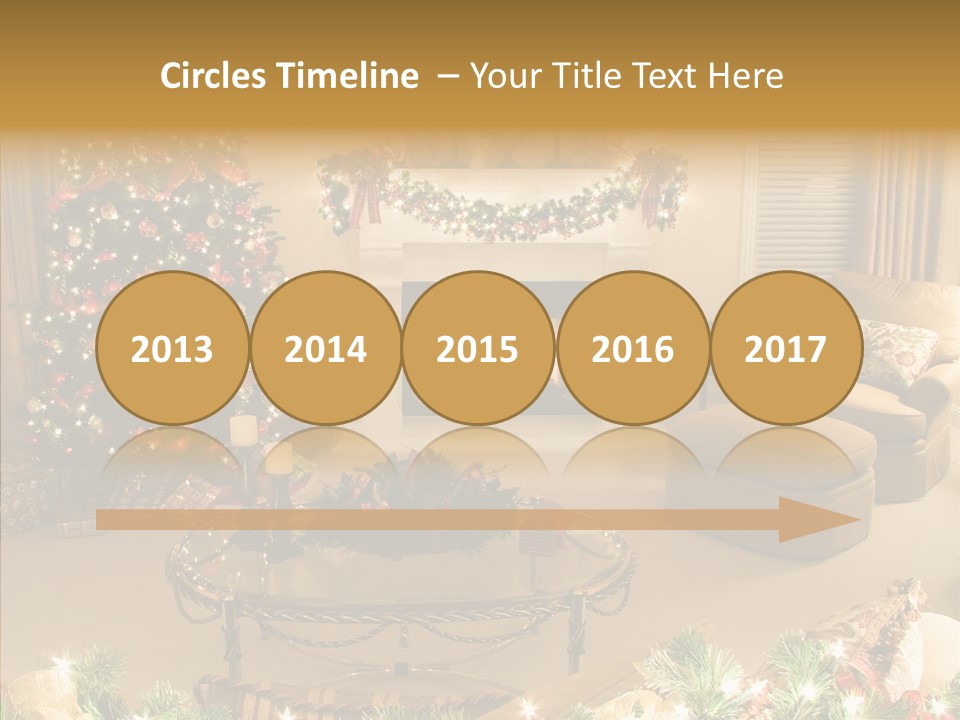 Room Holiday Christmas PowerPoint Template