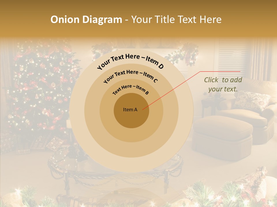 Room Holiday Christmas PowerPoint Template