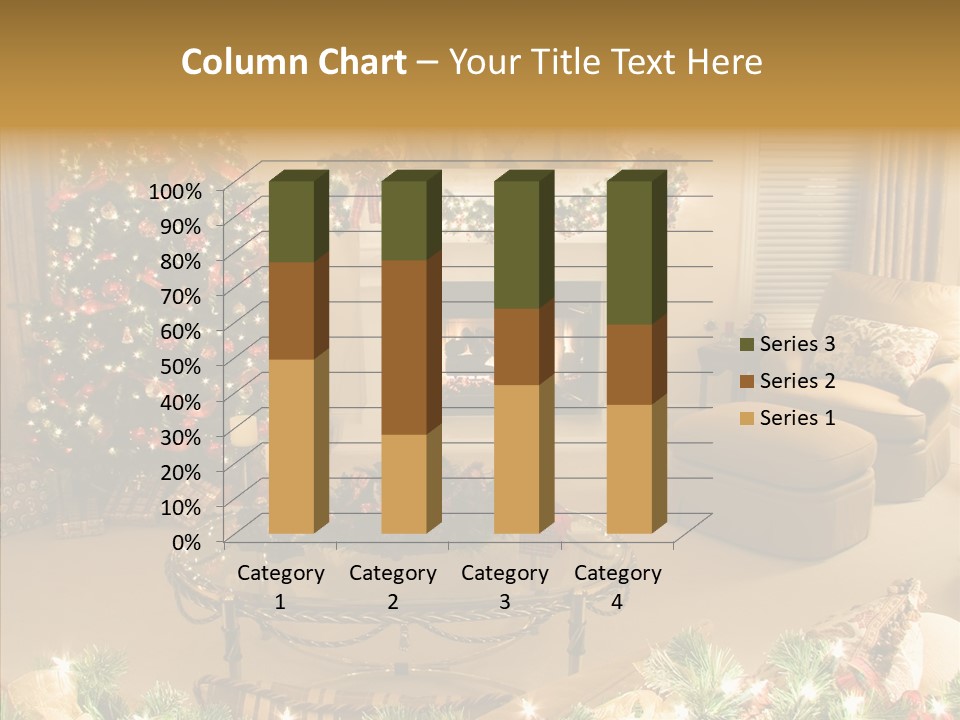 Room Holiday Christmas PowerPoint Template