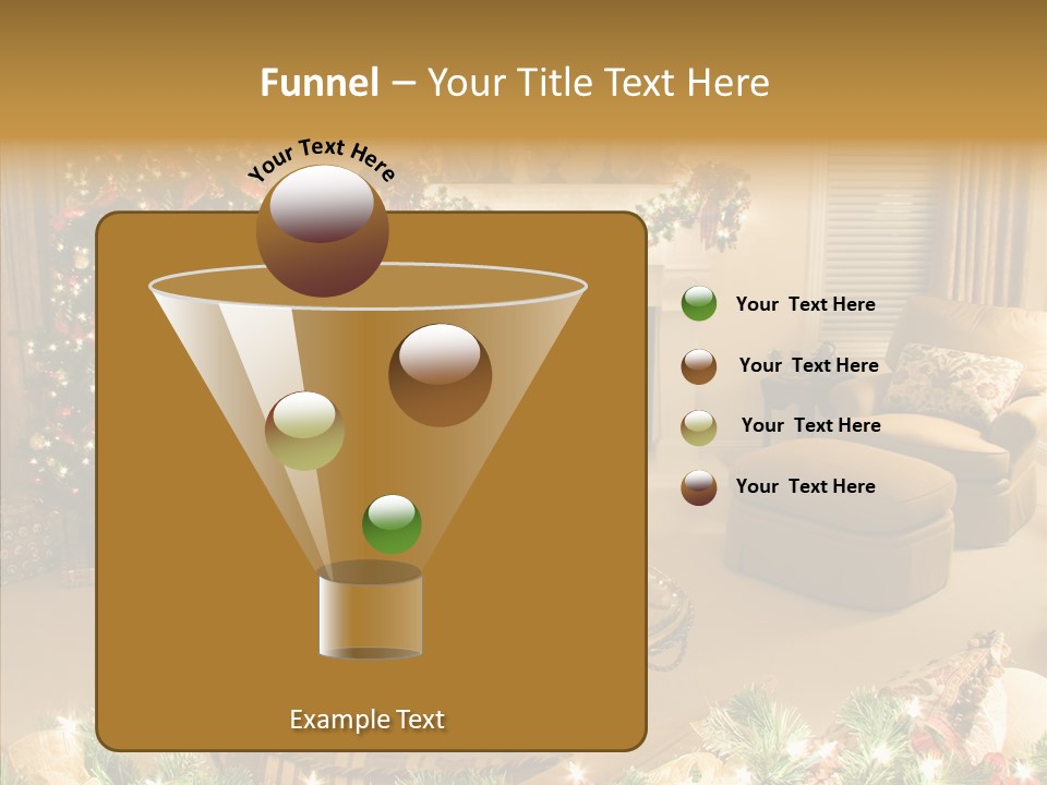 Room Holiday Christmas PowerPoint Template