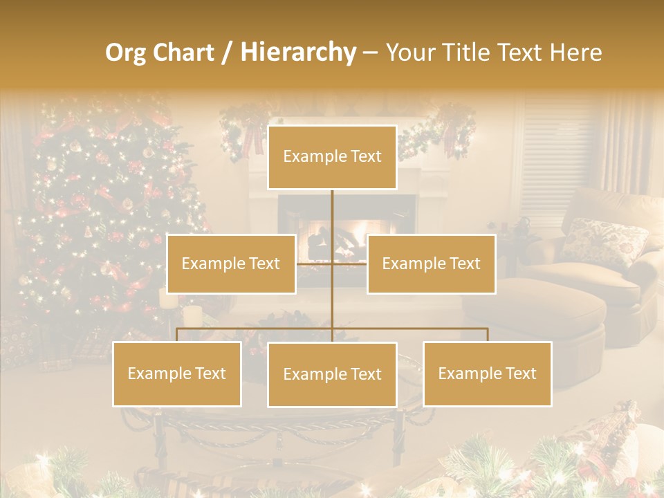 Room Holiday Christmas PowerPoint Template
