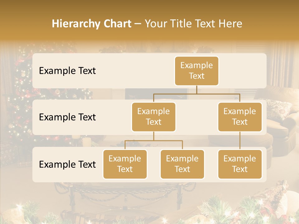 Room Holiday Christmas PowerPoint Template