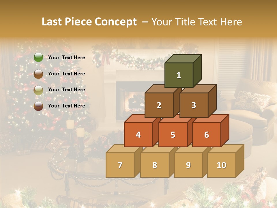 Room Holiday Christmas PowerPoint Template