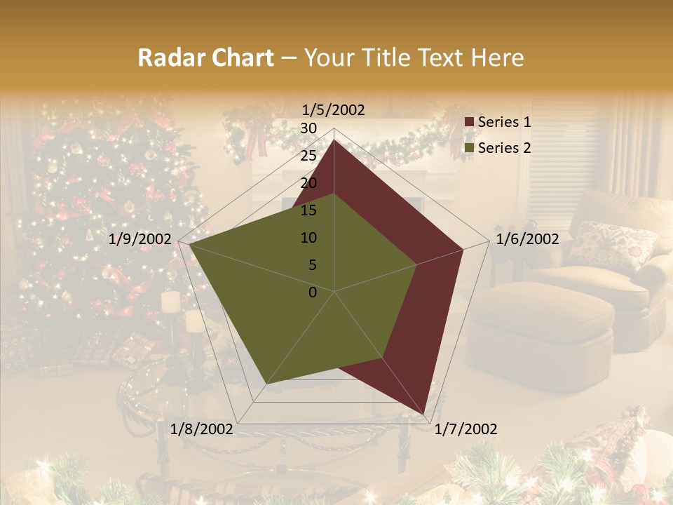 Room Holiday Christmas PowerPoint Template