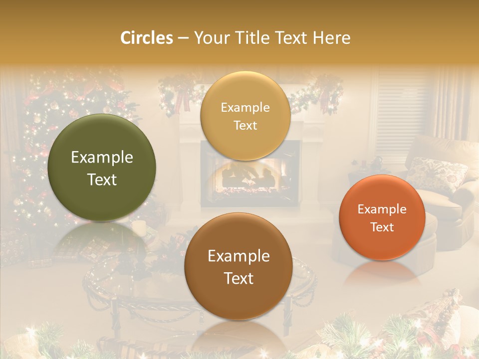 Room Holiday Christmas PowerPoint Template