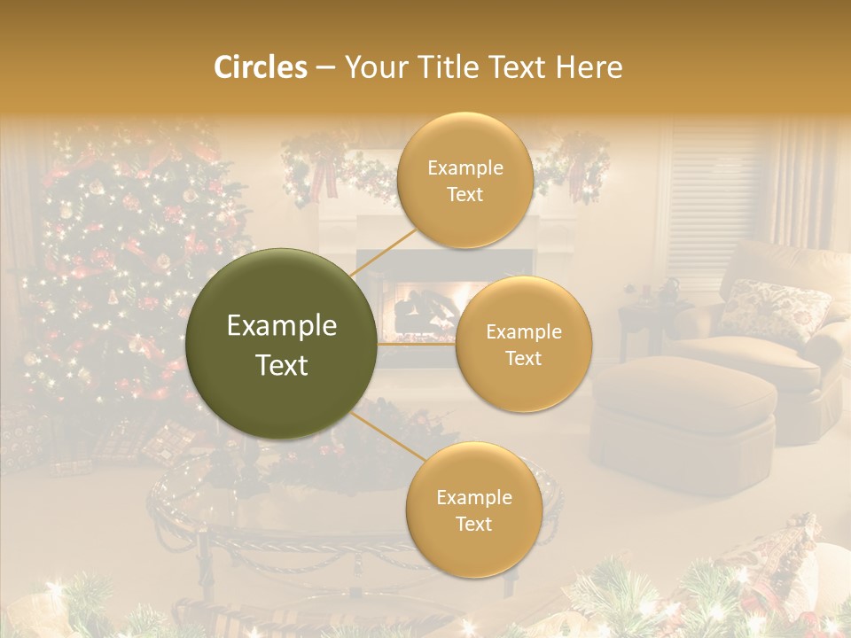 Room Holiday Christmas PowerPoint Template