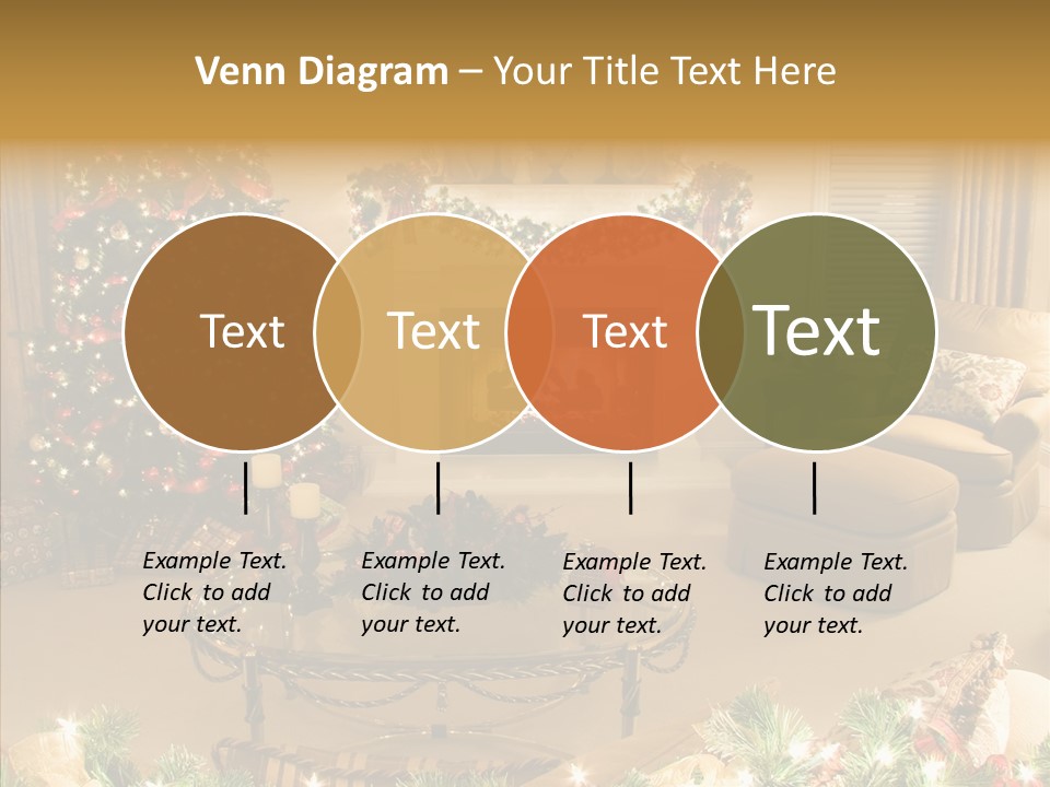 Room Holiday Christmas PowerPoint Template