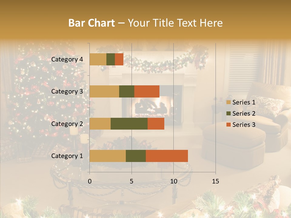 Room Holiday Christmas PowerPoint Template