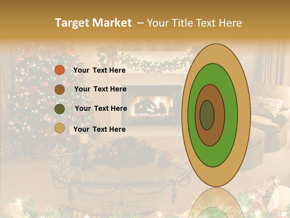 Room Holiday Christmas PowerPoint Template