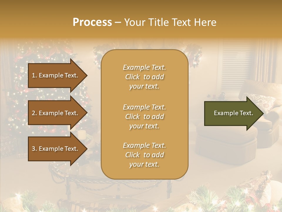 Room Holiday Christmas PowerPoint Template