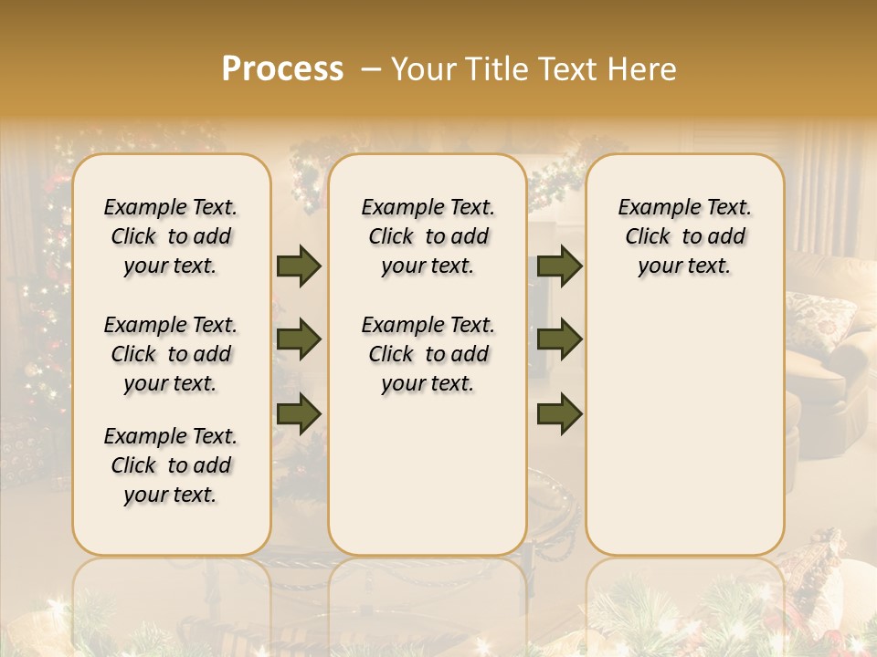 Room Holiday Christmas PowerPoint Template