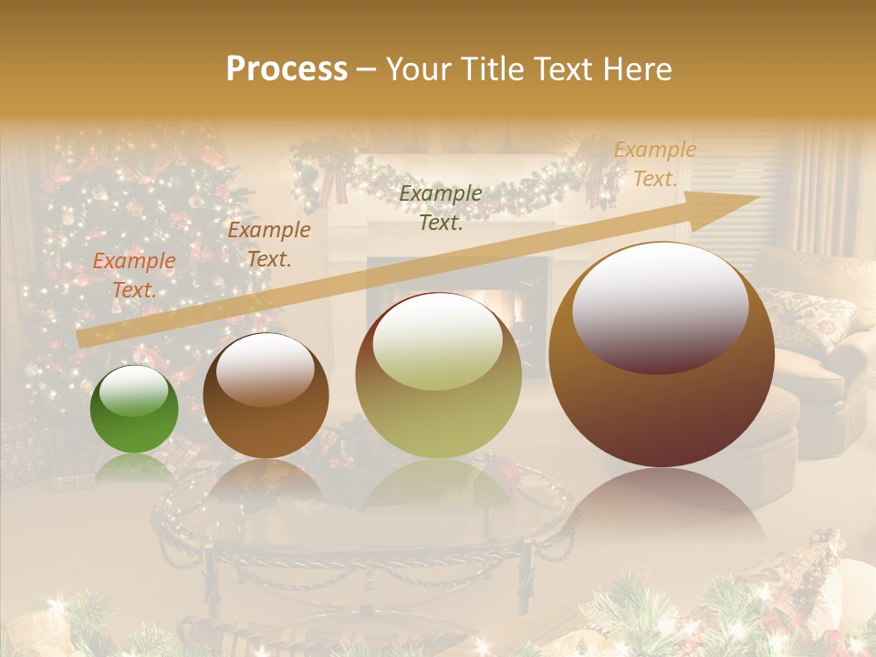 Room Holiday Christmas PowerPoint Template