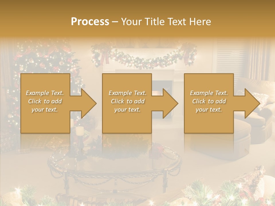 Room Holiday Christmas PowerPoint Template