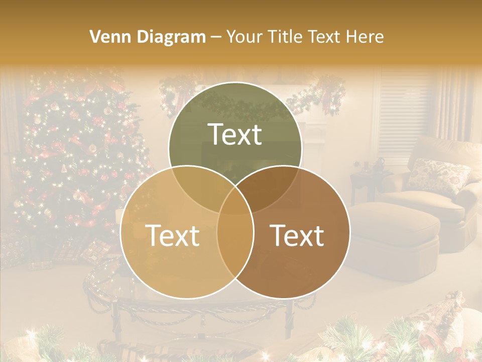 Room Holiday Christmas PowerPoint Template