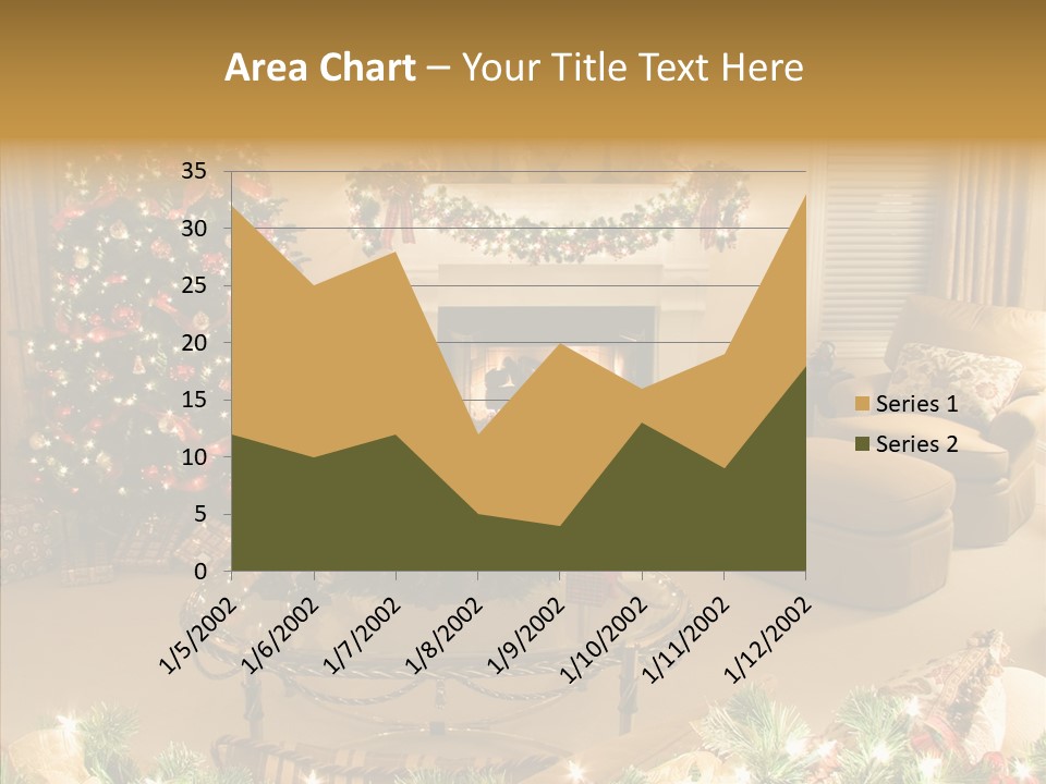 Room Holiday Christmas PowerPoint Template